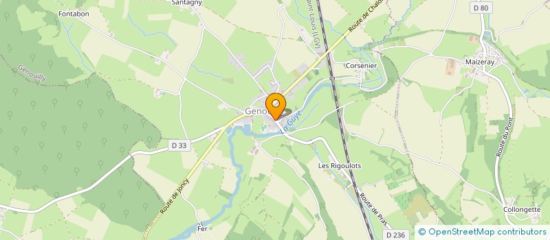 localisation de l'entreprise BORDS DE GUYE ANIMATION  GENOUILLY