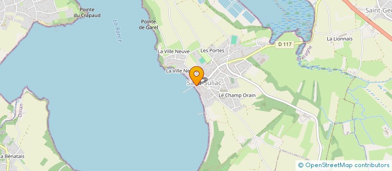 localisation de l'entreprise BORDS DE LA GREVE  DINAN