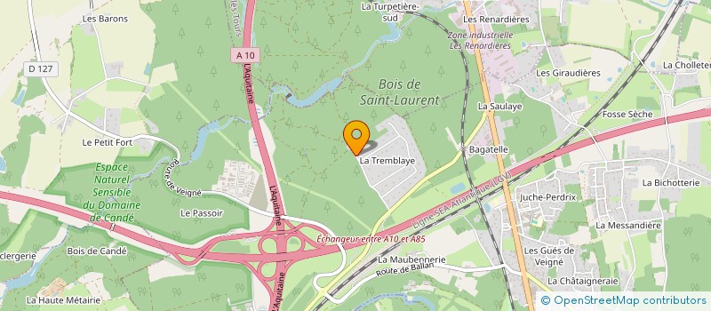 localisation de l'entreprise BORDS DE LOIRE à VEIGNE