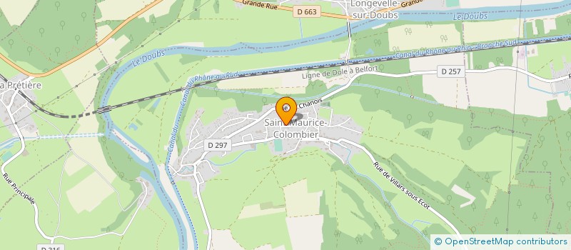 localisation de l'entreprise BORDURES INNOVATION à SAINT-MAURICE-COLOMBIER