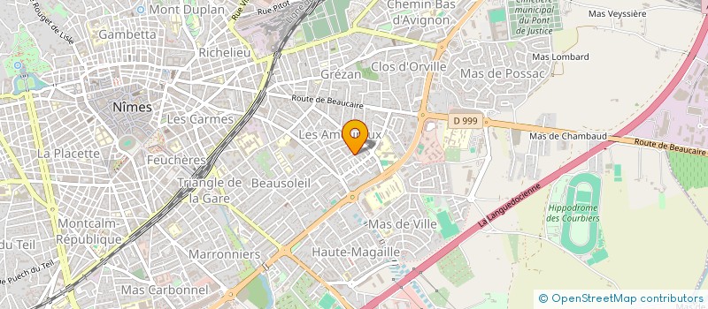 localisation de l'entreprise BORDY  NIMES