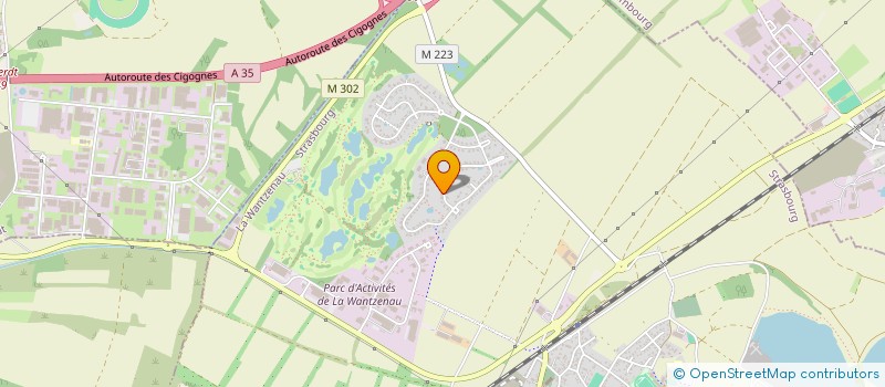 localisation de l'entreprise BORE  LA WANTZENAU