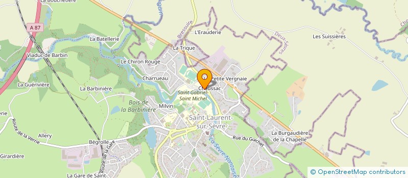 localisation de l'entreprise BORE SUPIOT à SAINT-LAURENT-SUR-SEVRE