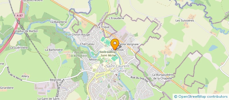 localisation de l'entreprise BORE SUPIOT IMMO à SAINT-LAURENT-SUR-SEVRE