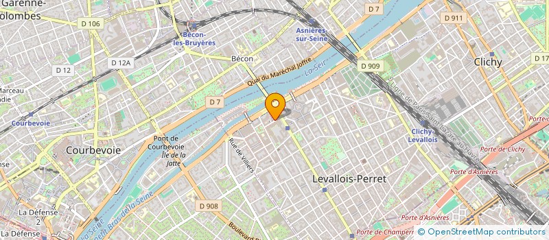 localisation de l'entreprise BOREA à LEVALLOIS-PERRET