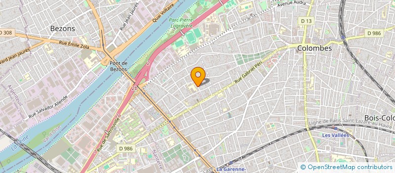 localisation de l'entreprise BOREA à COLOMBES