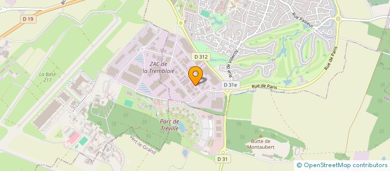localisation de l'entreprise BOREA à BONDOUFLE
