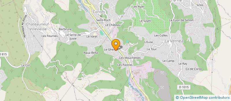 localisation de l'entreprise BOREA  CONTES