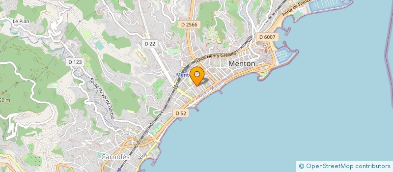 localisation de l'entreprise BOREA  FRANCE SARL  MENTON