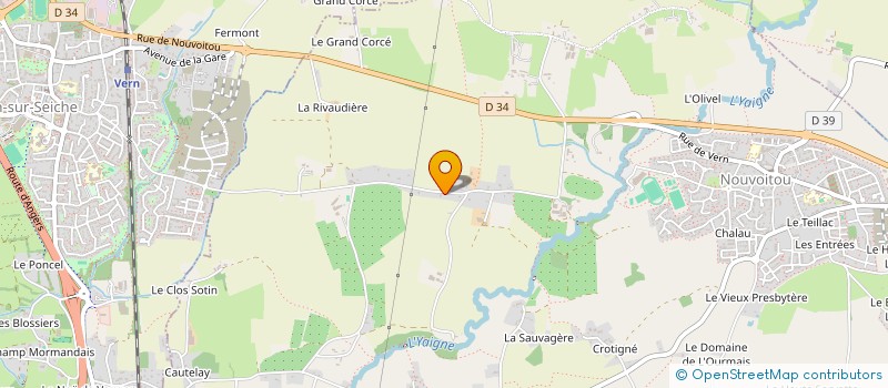 localisation de l'entreprise BOREADIS  NOUVOITOU