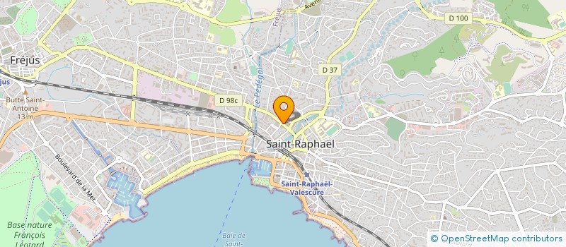 localisation de l'entreprise BOREAL à SAINT-RAPHAEL