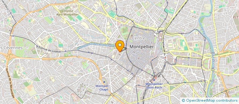 localisation de l'entreprise BOREAL à MONTPELLIER