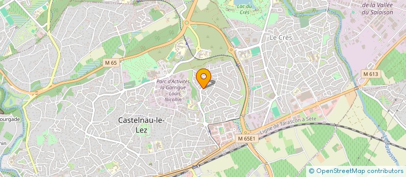localisation de l'entreprise BOREAL à CASTELNAU-LE-LEZ