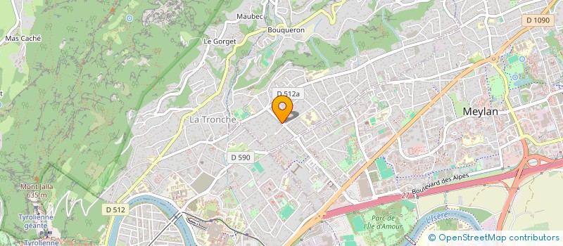 localisation de l'entreprise BOREAL  CORENC