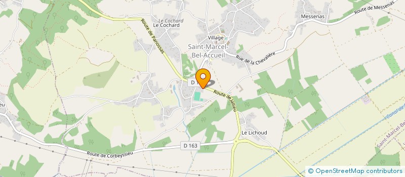 localisation de l'entreprise BOREAL  SAINT-MARCEL-BEL-ACCUEIL