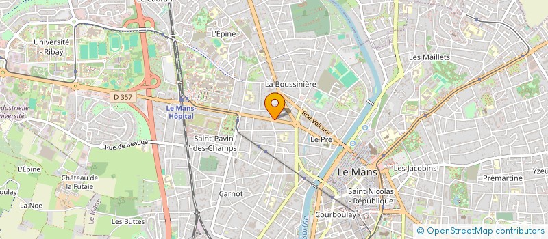 localisation de l'entreprise BOREAL  LE MANS