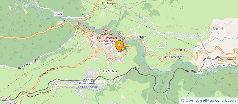 localisation de l'entreprise BOREAL CERDAGNE  MONT-LOUIS