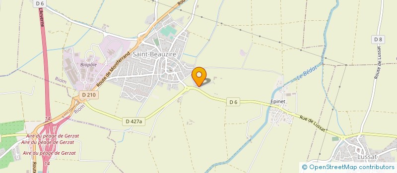 localisation de l'entreprise BOREAL DEVELOPPEMENT  CLERMONT FERRAND