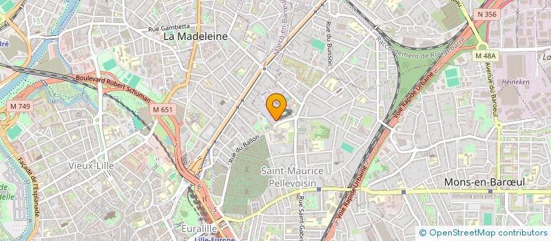 localisation de l'entreprise BOREAL FINANCE à LILLE