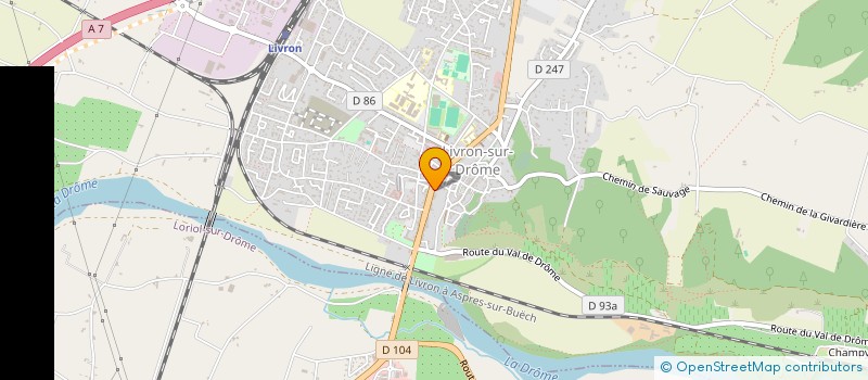 localisation de l'entreprise BOREAL IMMOBILIER  LIVRON-SUR-DROME