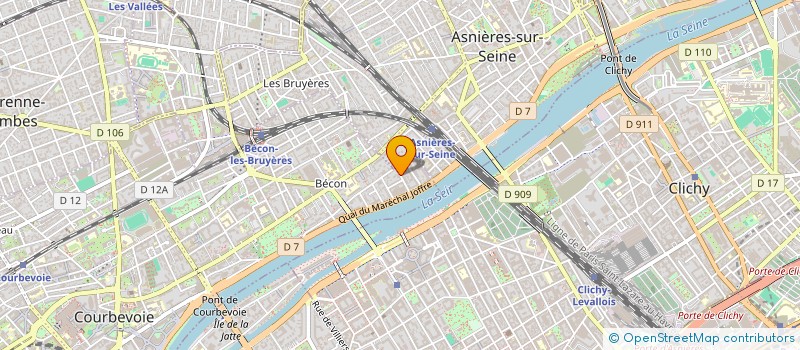 localisation de l'entreprise BOREAL MISSION à COURBEVOIE