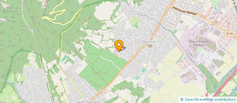 localisation de l'entreprise BOREAL SIGMA  BERNIN