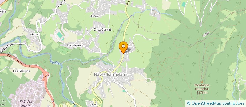 localisation de l'entreprise BOREALE  NAVES-PARMELAN