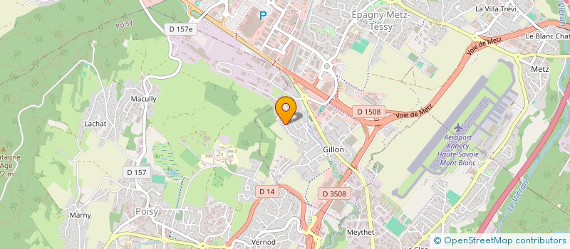 localisation de l'entreprise BOREALE  EPAGNY METZ-TESSY