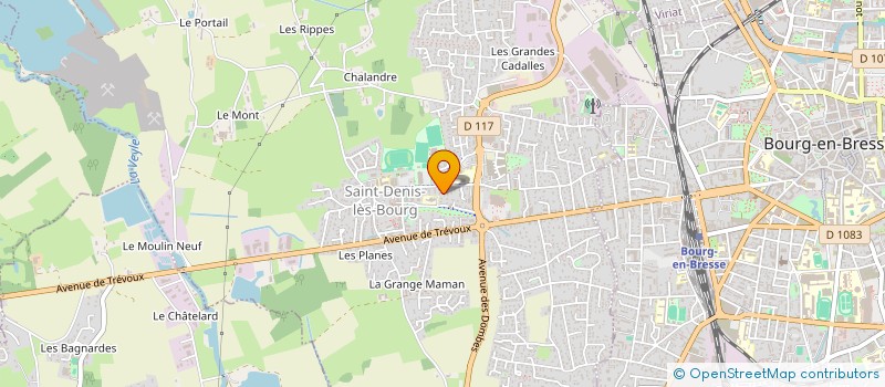 localisation de l'entreprise BOREALE à SAINT-DENIS-LES-BOURG