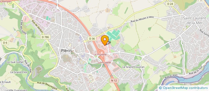 localisation de l'entreprise BOREALE à PLERIN