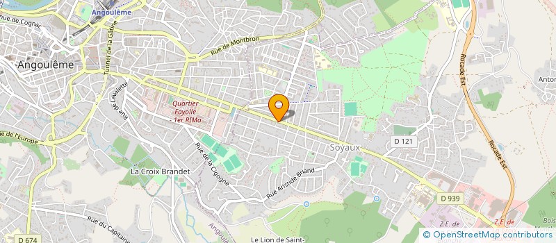 localisation de l'entreprise BOREALE M.V  SOYAUX
