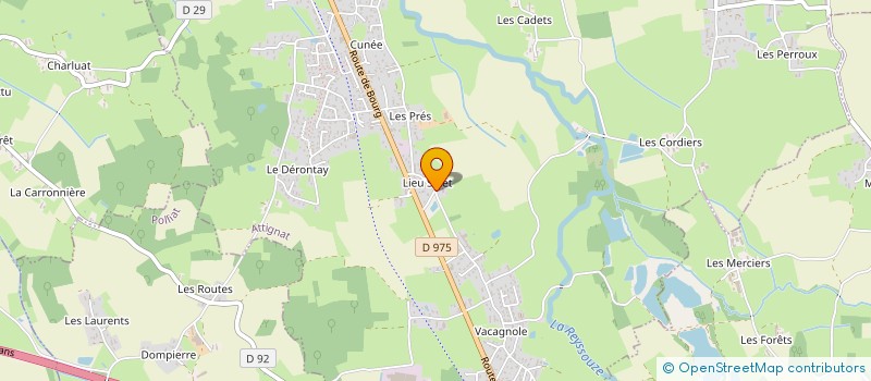 localisation de l'entreprise BOREALES NORTH GROUP  ATTIGNAT