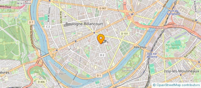 localisation de l'entreprise BOREALIS à BOULOGNE-BILLANCOURT