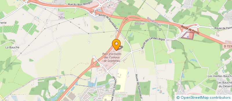 localisation de l'entreprise BOREAM  BOUAYE