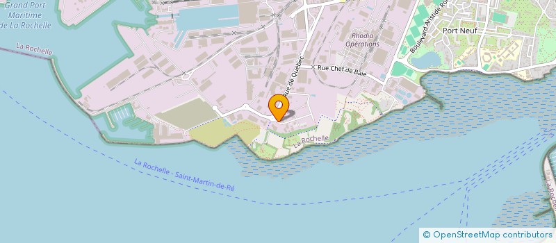 localisation de l'entreprise BOREAS CAP-TECH  LA ROCHELLE