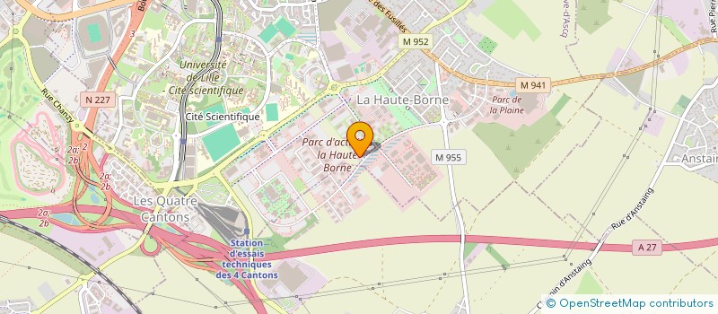 localisation de l'entreprise BOREAS DUNKERQUE à VILLENEUVE-D'ASCQ