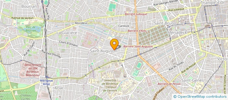 localisation de l'entreprise BORECOBAT à BORDEAUX