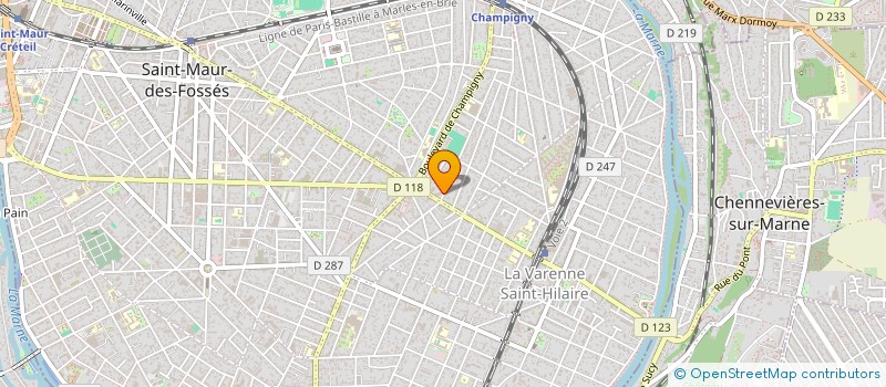 localisation de l'entreprise BOREE à SAINT-MAUR-DES-FOSSES