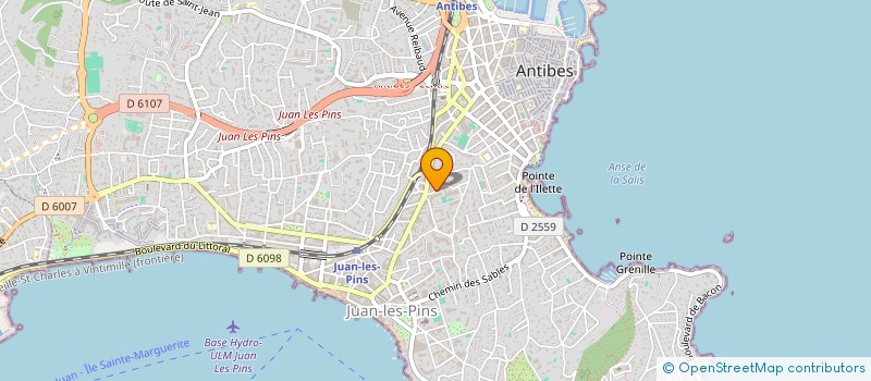 localisation de l'entreprise BOREE CONSEIL à ANTIBES