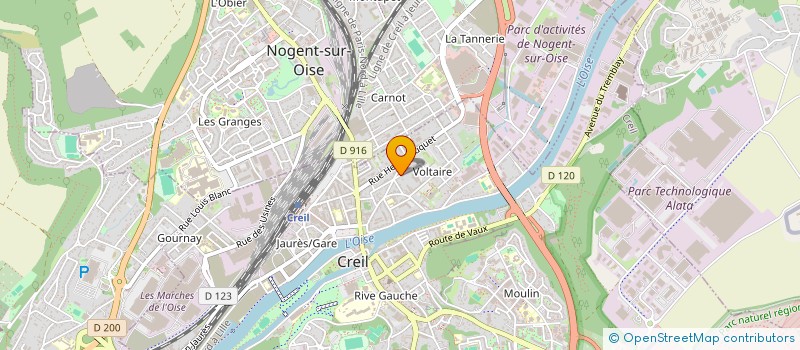 localisation de l'entreprise BOREK AND CO ASNIERES  CREIL