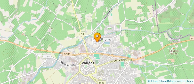 localisation de l'entreprise BOREL ET FILS à VALREAS
