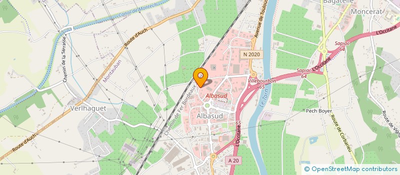 localisation de l'entreprise BOREL FRANCE à MONTAUBAN