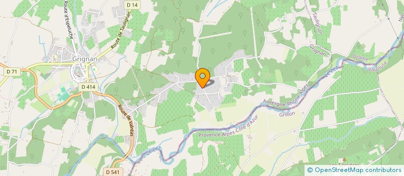 localisation de l'entreprise BOREL INVEST  GRIGNAN