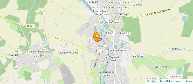 localisation de l'entreprise BORELLI ANDREA à SAINTE-GENEVIEVE-DES-BOIS