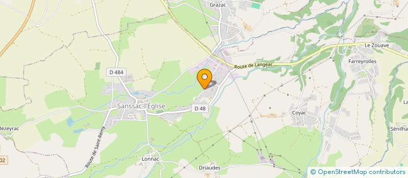 localisation de l'entreprise BORELLY à SANSSAC L'EGLISE