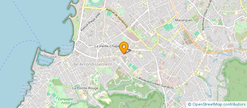 localisation de l'entreprise BORELY PLAGE à MARSEILLE