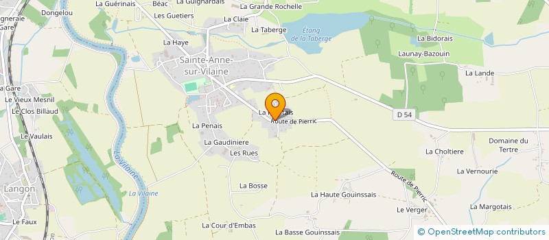 localisation de l'entreprise BOREM  SAINTE-ANNE-SUR-VILAINE