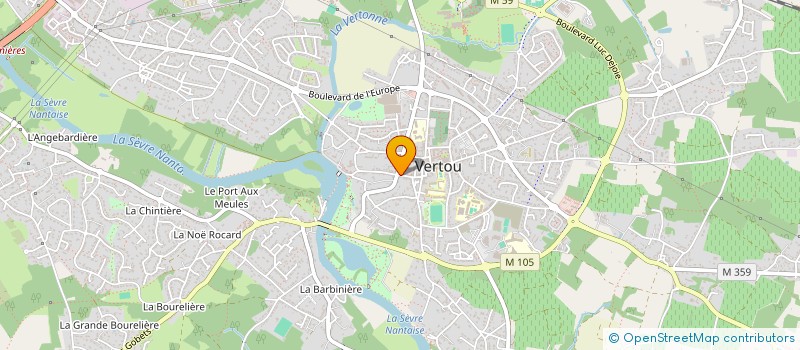 localisation de l'entreprise BORENIS  VERTOU