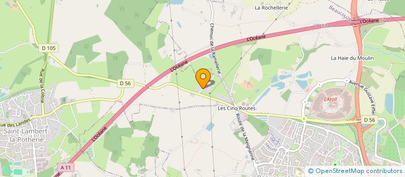 localisation de l'entreprise BORETIF TRADING  SAINT-LAMBERT-LA-POTHERIE