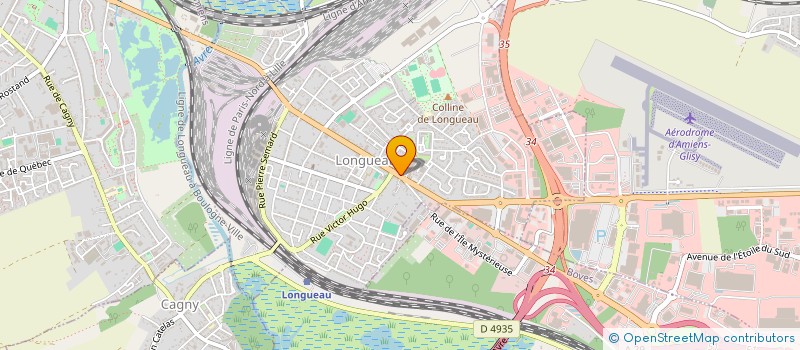 localisation de l'entreprise BORETY à LONGUEAU